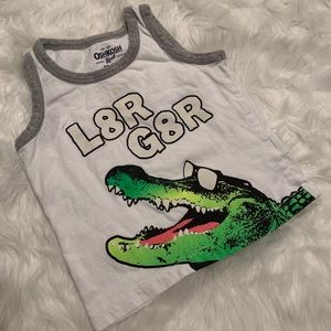 Toddler alligator tank top